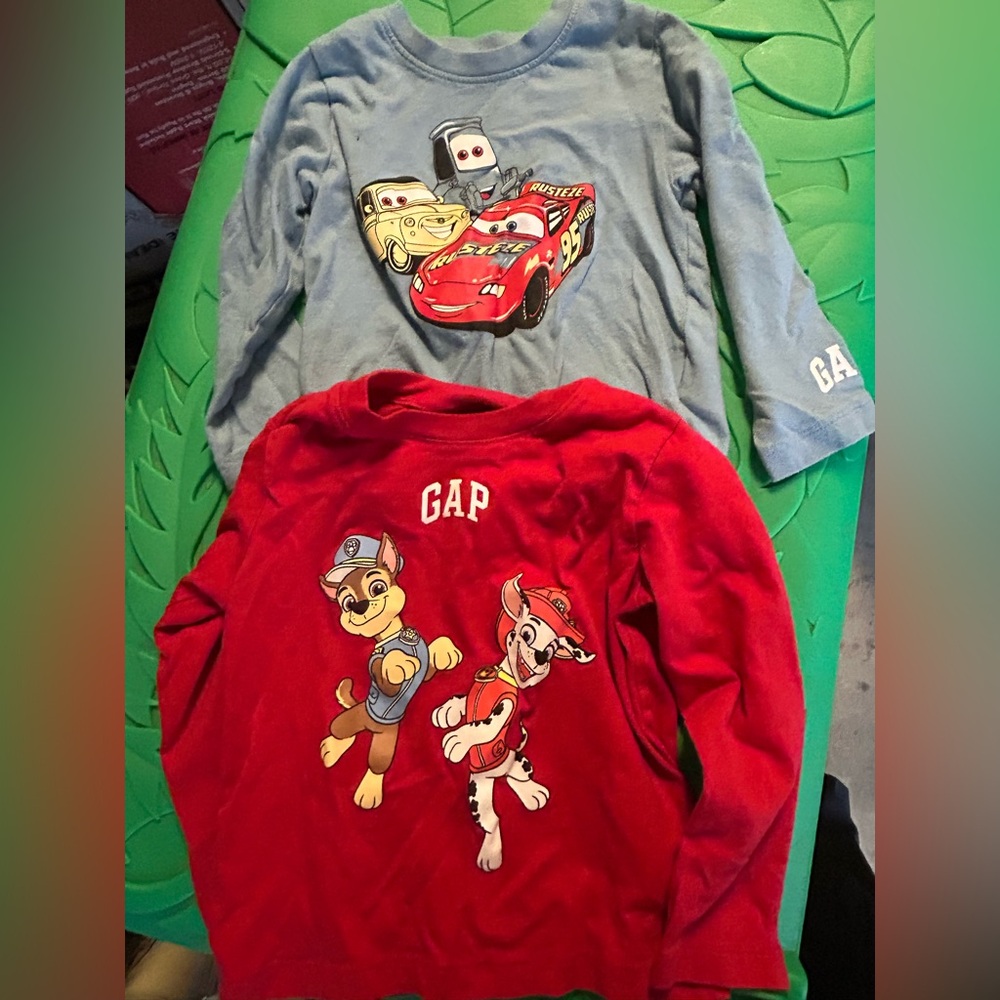 GAP Baby Red Crew Neck Top